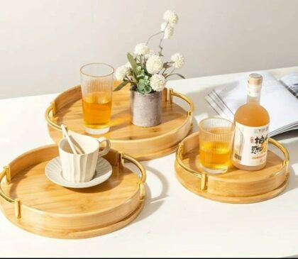 Multi-functional Bamboo Food storage Trays