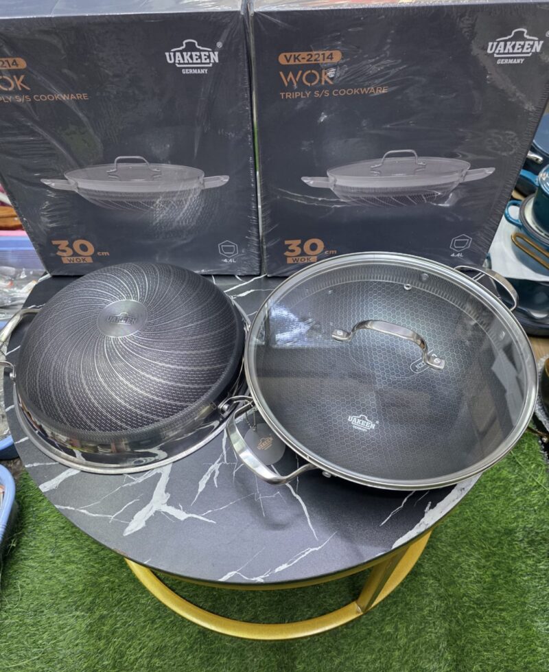 Premium Quality 30 CM WOK PAN 4.5 Ltrs